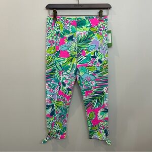 New Lilly Pulitzer Girls Maia Legging Early Bloomer Size 12 14Y (25282)